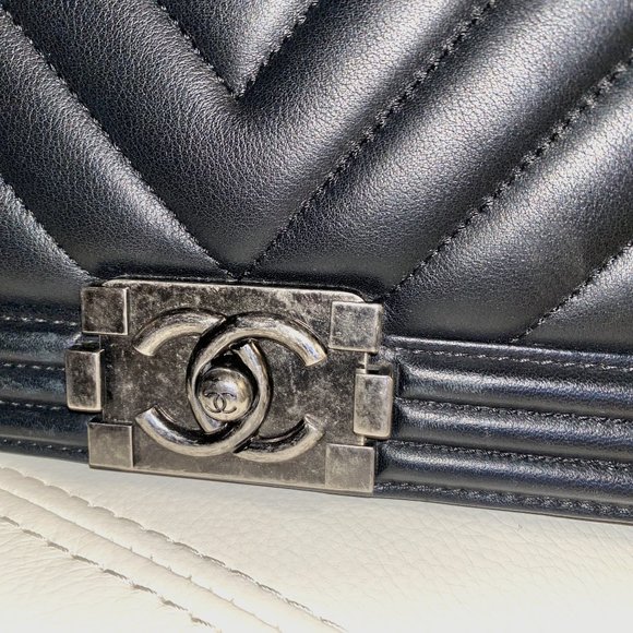 Chanel Chevron Boy Bag Jumbo 100% authentic - Picture 4 of 5